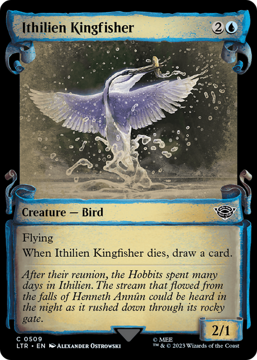 Ithilien Kingfisher (LTR-509) - common: (Showcase) - Foil