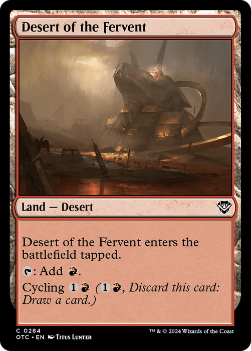 Desert of the Fervent (OTC-284) - common