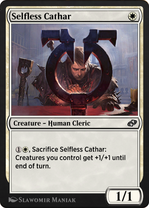 Selfless Cathar (J21-126) - common