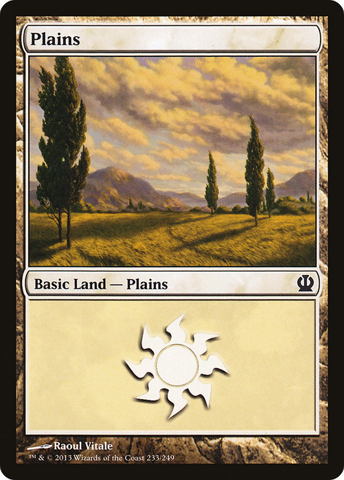 Plains (THS-233) - common - Foil