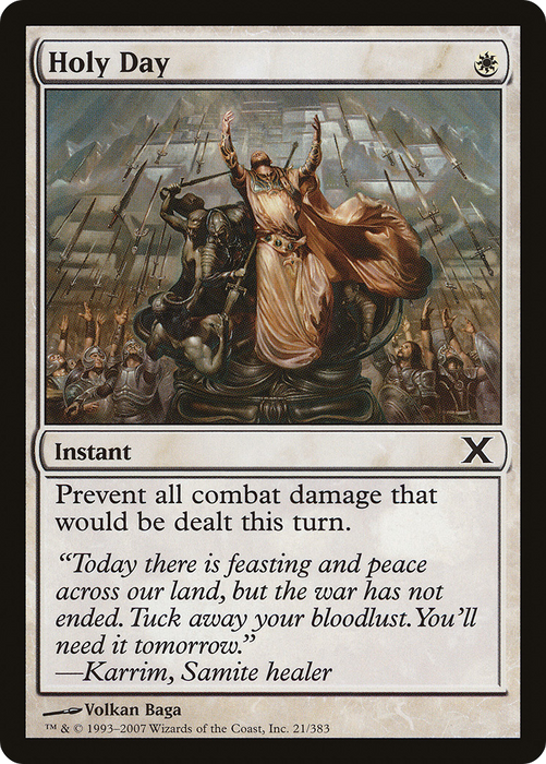 Holy Day (10E-021) - common - Foil