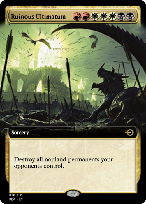 Ruinous Ultimatum (PRM-80893) - rare - Foil