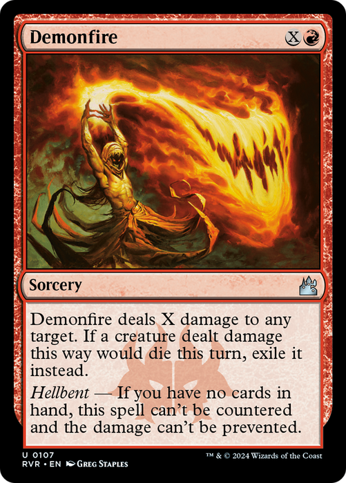 Demonfire (RVR-107) - uncommon - Foil