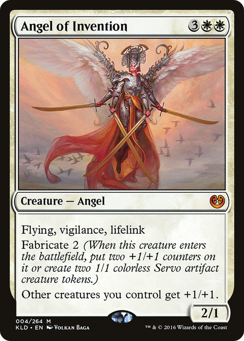 Angel of Invention (KLD-004) - mythic - Foil