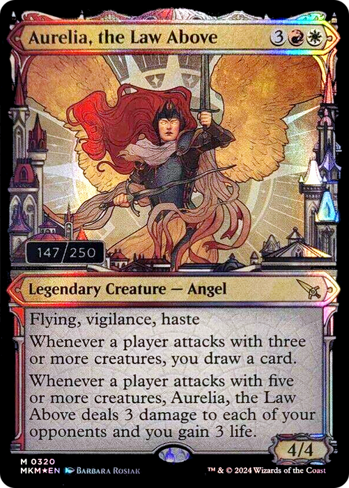 Aurelia, the Law Above (MKM-317Z) - rare: (Showcase) - Foil