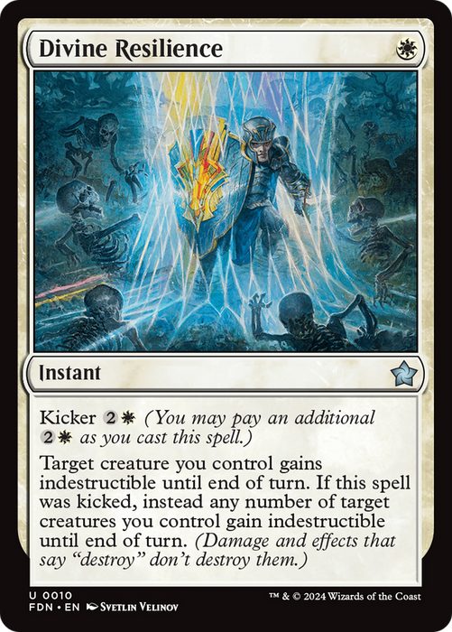 Divine Resilience (FDN-010) - uncommon - Foil