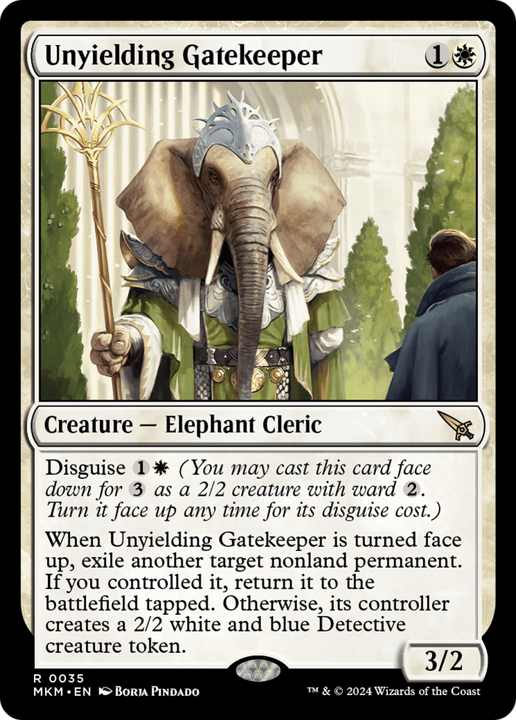 Unyielding Gatekeeper (MKM-035) - rare - Foil