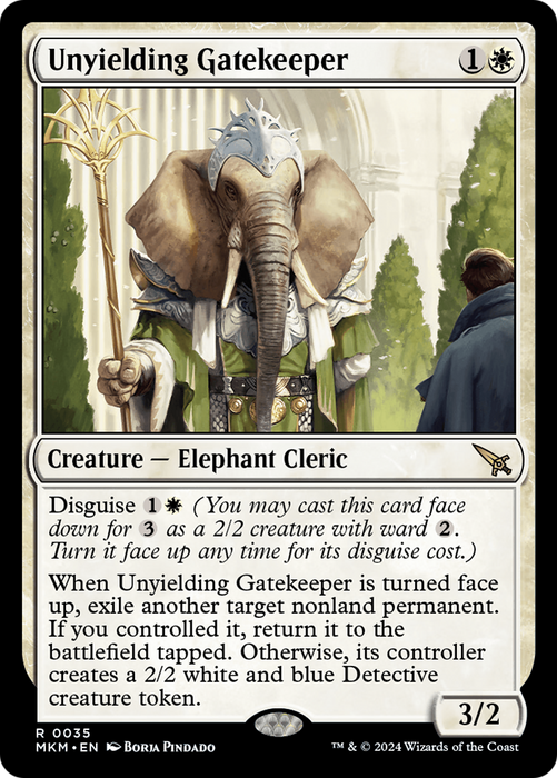 Unyielding Gatekeeper (MKM-035) - rare