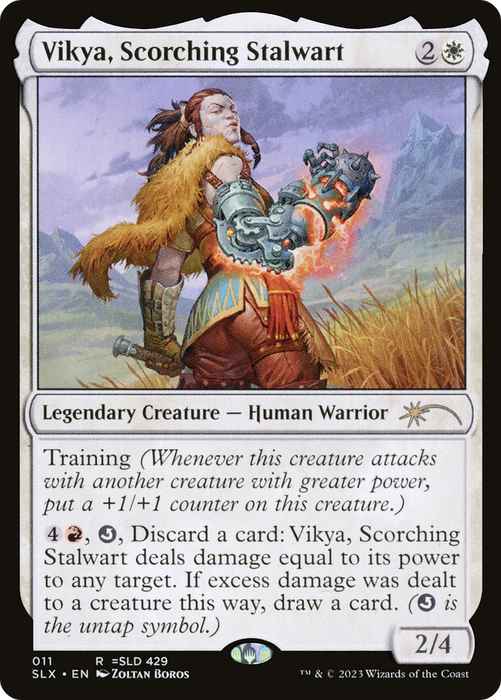 Vikya, Scorching Stalwart (SLX-011) - rare