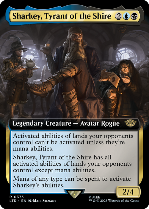 Sharkey, Tyrant of the Shire (LTR-373) - rare: (Extended Art)