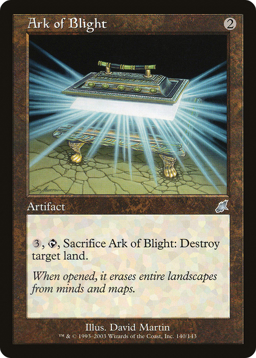 Ark of Blight (SCG-140) - uncommon - Foil