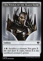 Ob Nixilis of the Black Oath Emblem (TCMM-052) - common