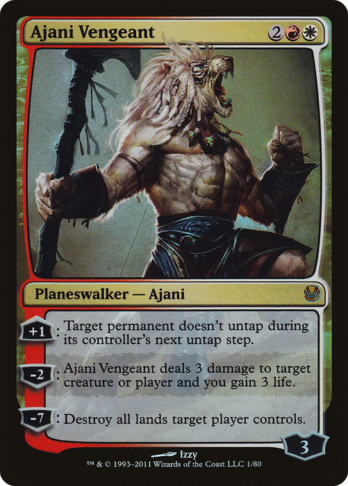 Ajani Vengeant (DDH-001) - mythic - Foil