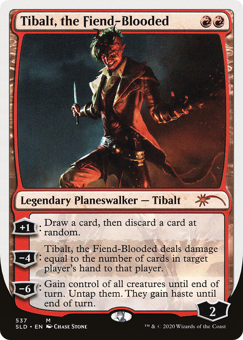 Tibalt, the Fiend-Blooded (SLD-537) - mythic