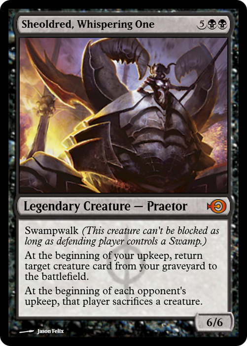 Sheoldred, Whispering One (PRM-40086) - mythic - Foil