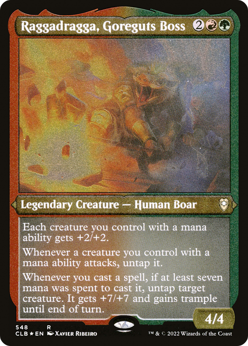 Raggadragga, Goreguts Boss (CLB-548) - rare - Etched Foil