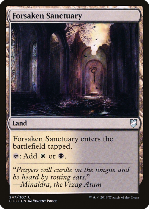 Forsaken Sanctuary (C18-247) - uncommon