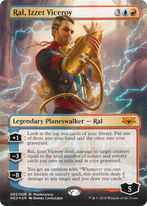 Ral, Izzet Viceroy (MED-GR5) - mythic (Borderless) - Foil