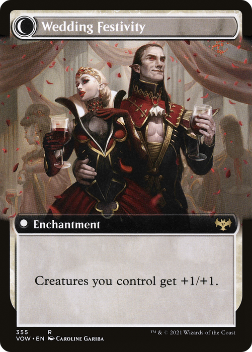 Wedding Announcement // Wedding Festivity (VOW-355) - rare: (Extended Art, Double Faced Transform)