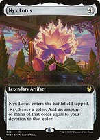 Nyx Lotus (THB-344) - rare: (Extended Art) - Foil