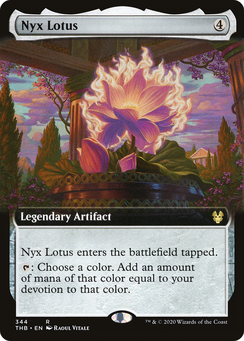 Nyx Lotus (THB-344) - rare: (Extended Art)