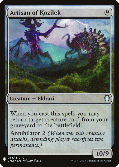 Artisan of Kozilek (LIST-CM2-14) - uncommon