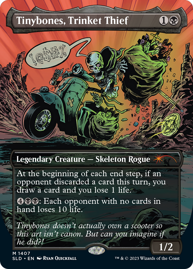 Tinybones, Trinket Thief (SLD-1407) - mythic (Borderless) - Foil