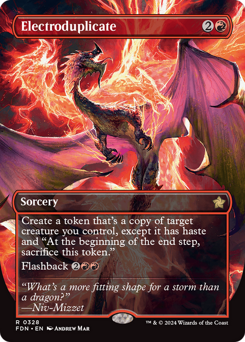Electroduplicate (FDN-328) - rare (Borderless) - Foil