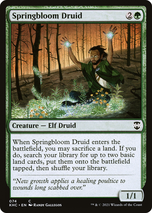 Springbloom Druid (KHC-074) - common