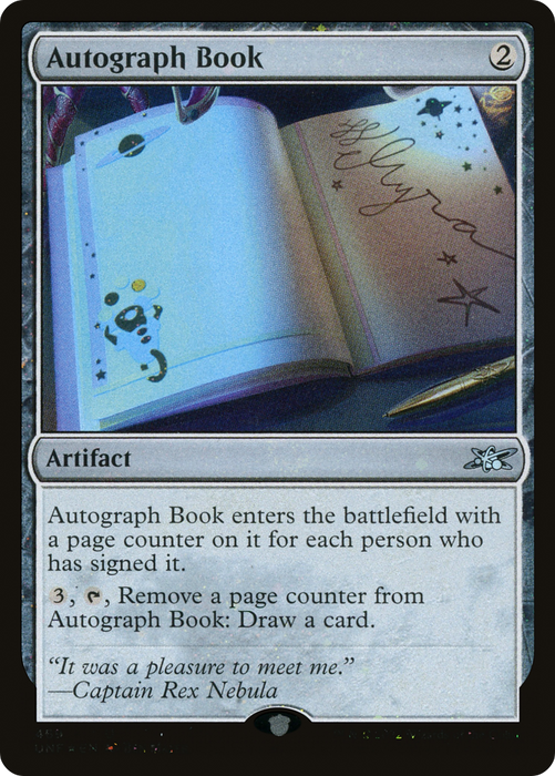 Autograph Book (UNF-469) - uncommon - Foil