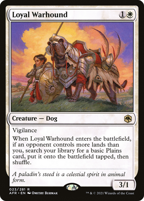 Loyal Warhound (AFR-023) - rare - Foil