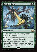 Frontier Siege (TDC-256) - rare: (enchantment)