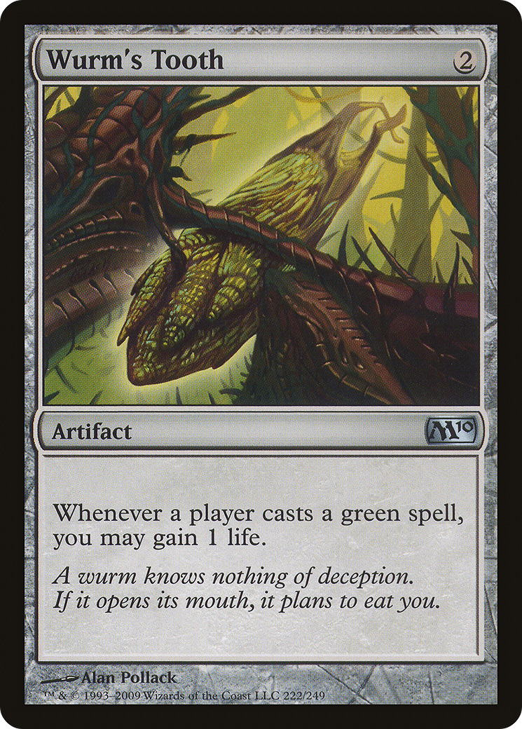 Wurm's Tooth (M10-222) - uncommon - Foil