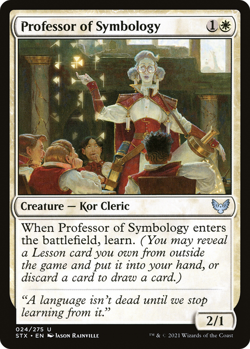 Professor of Symbology (STX-024) - uncommon - Foil