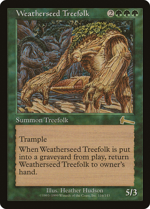 Weatherseed Treefolk (ULG-116) - rare - Foil