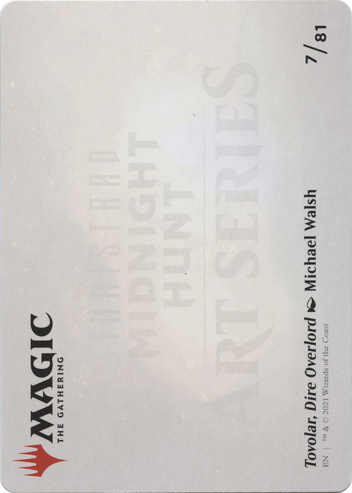 Tovolar, Dire Overlord // Tovolar, Dire Overlord (AMID-007) - common (Borderless) - Foil