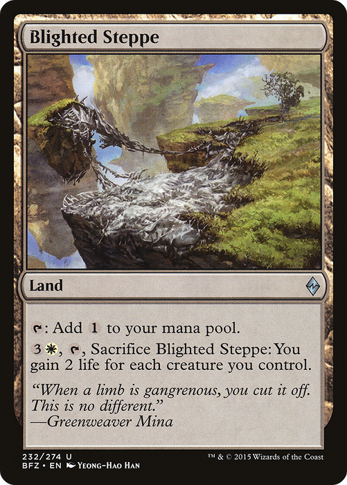 Blighted Steppe (BFZ-232) - uncommon
