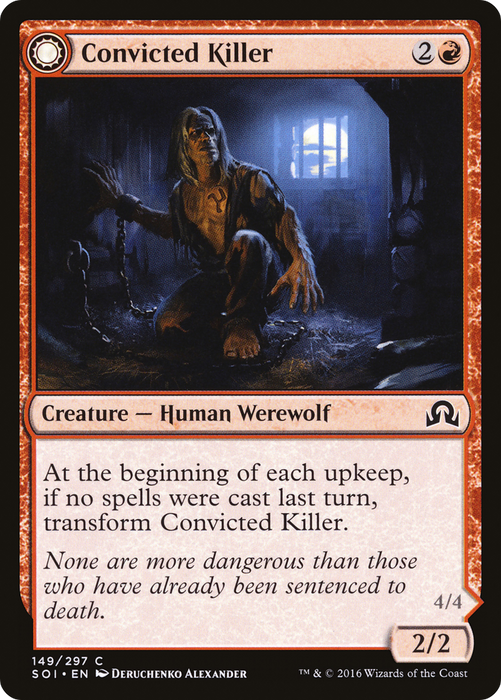 Convicted Killer // Branded Howler (SOI-149) - common: (Double Faced Transform) - Foil