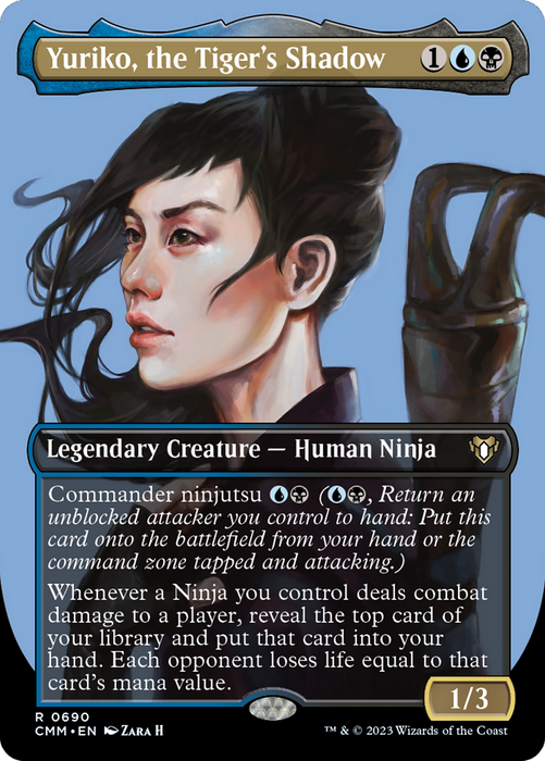 Yuriko, the Tiger's Shadow (CMM-690) - rare (Borderless)