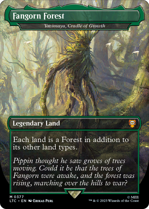 Yavimaya, Cradle of Growth (LTC-377) - mythic / Fangorn Forest (Borderless) - Foil