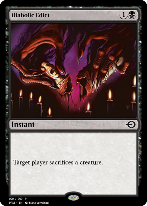 Diabolic Edict (PRM-62413) - common - Foil