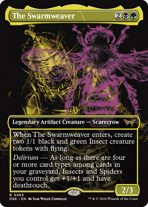 The Swarmweaver (DSK-363) - rare (Borderless) - Foil