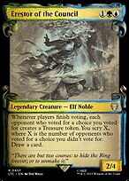 Erestor of the Council (LTC-457) - rare: (Showcase) - Foil