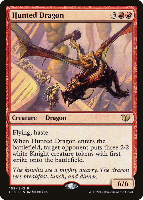 Hunted Dragon (C15-159) - rare