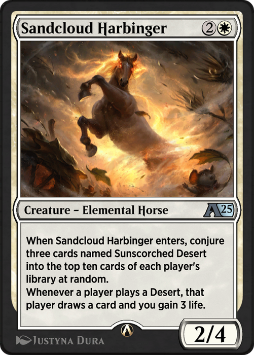 Sandcloud Harbinger (YBLB-003) - uncommon