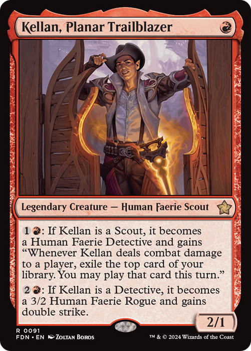 Kellan, Planar Trailblazer (FDN-091) - rare