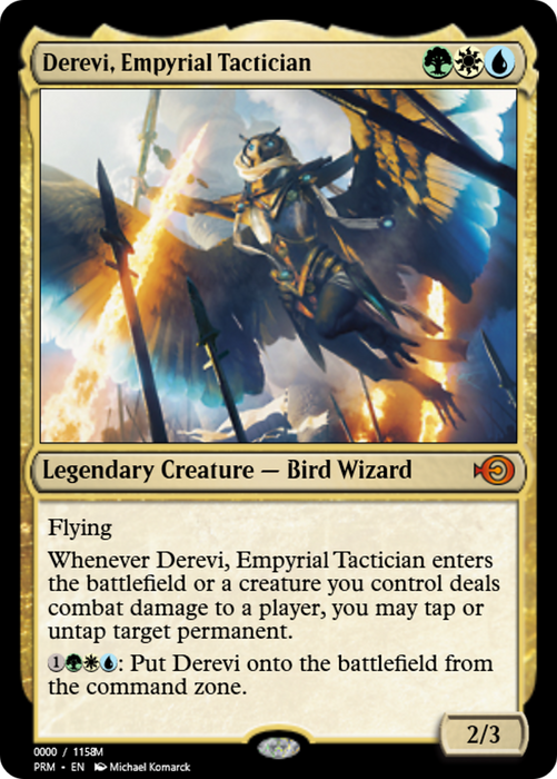 Derevi, Empyrial Tactician (PRM-86198) - mythic - Foil