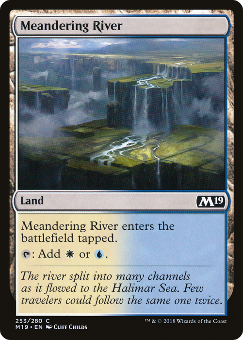 Meandering River (M19-253) - common