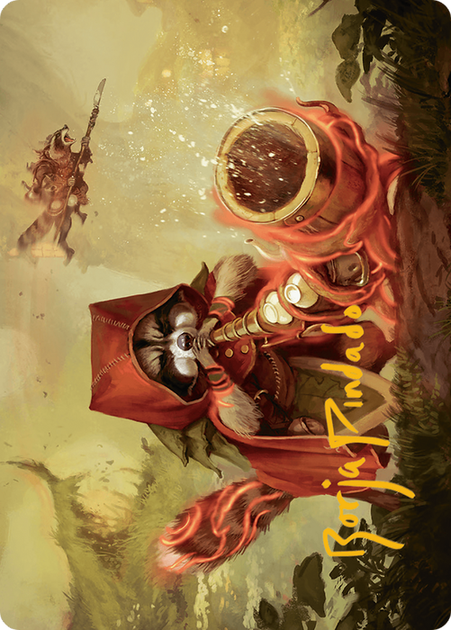 Raccoon Rallier // Raccoon Rallier (ABLB-020) - common (Borderless) - Foil