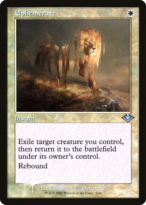 Ephemerate (MH1-001) - uncommon - Etched Foil